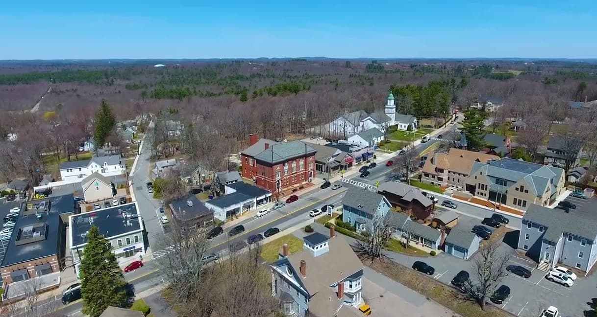 Hopkinton aerial view